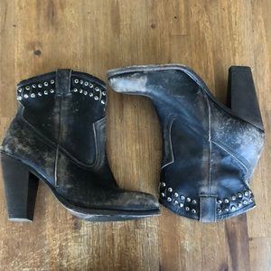 Frye Distressed Bootie